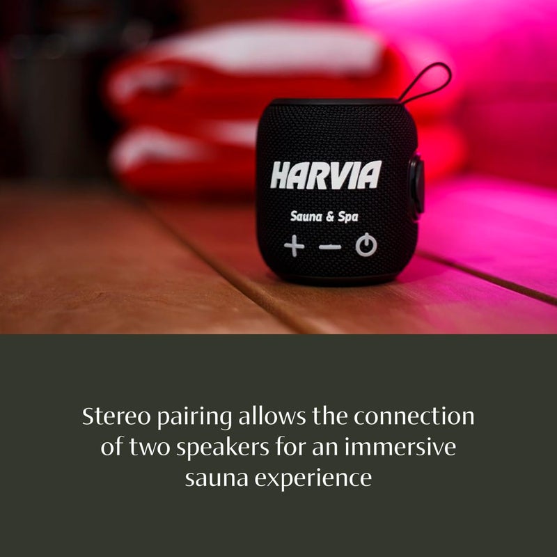 Almost Heaven Saunas Almost Heaven Bluetooth Sauna Speaker, Portable Waterproof Speakers with Heat Resistance, Designed for Wet & Dry Saunas, Wireless Bluetooth Speaker with USBC Charging, Made for Indoor & Outdoor Saunas - Image 3